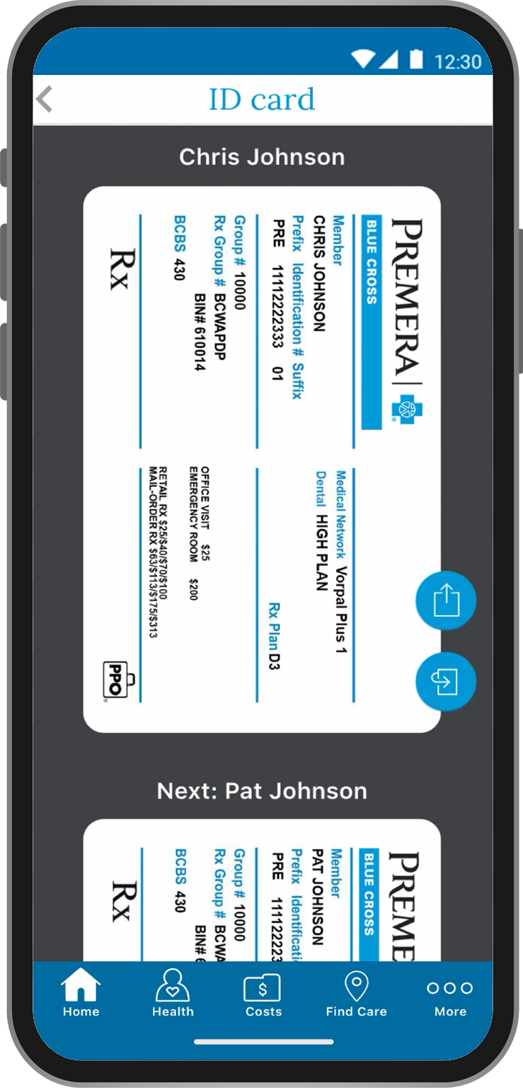 Final: ID cards screen